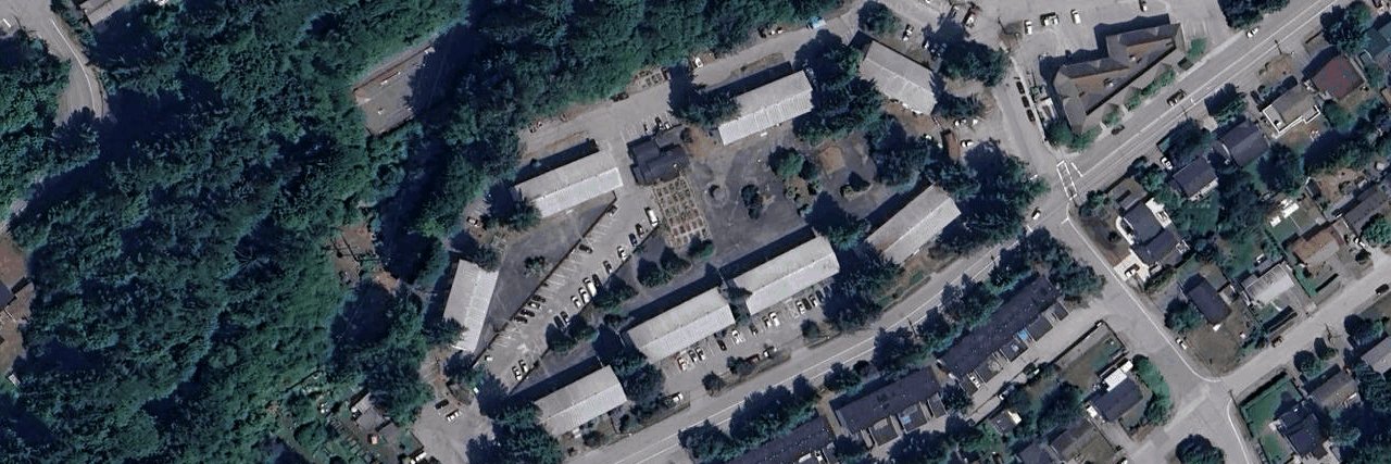Westway Apartments aerial view