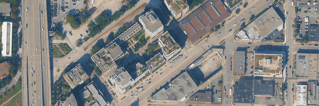 Pinnacle Living False Creek aerial view