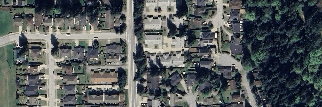Twin Oaks Village aerial view
