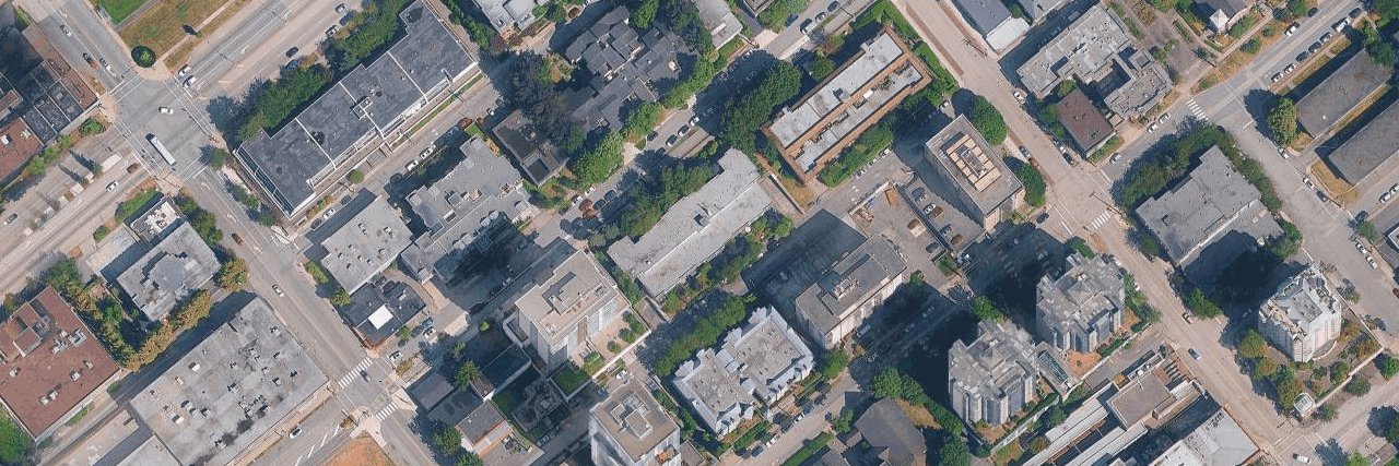 Shanley Manor aerial view