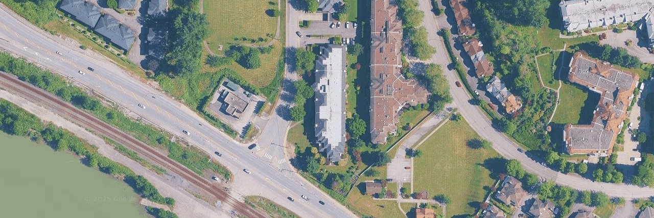 Riverside aerial view
