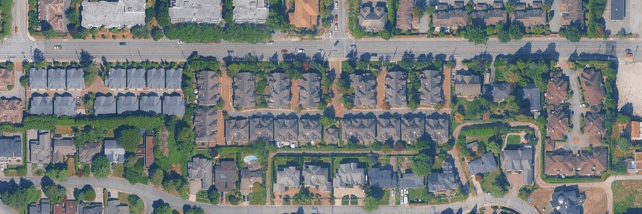 Sunnymede Gardens aerial view