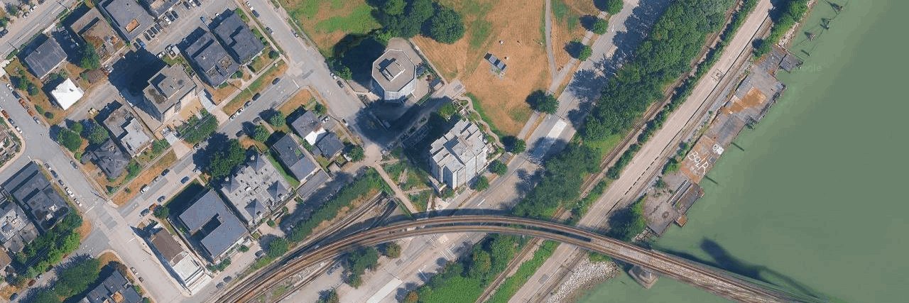 Northbank aerial view
