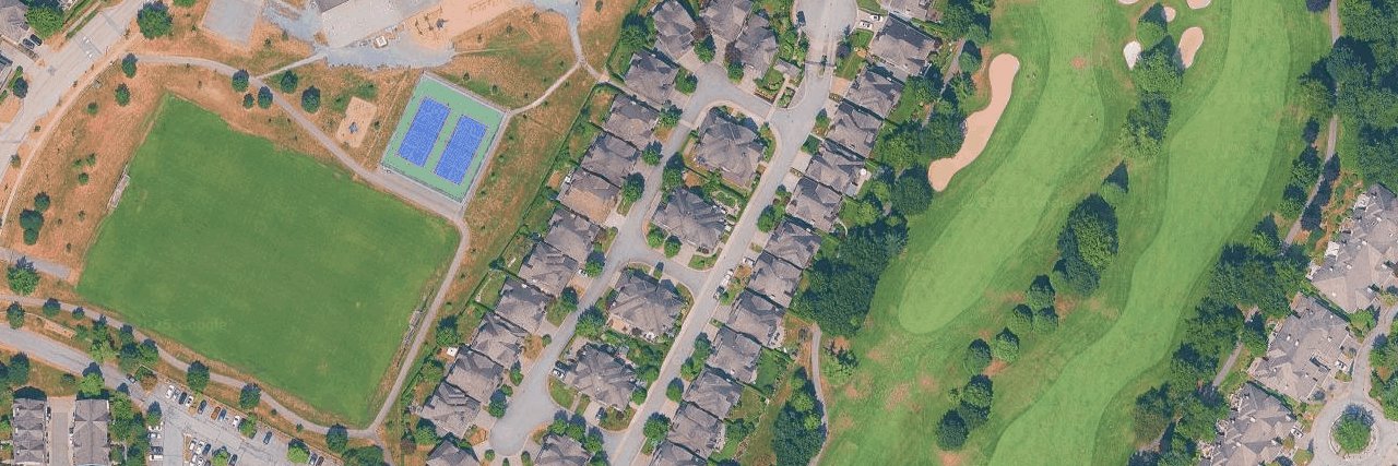 Carriage Green aerial view