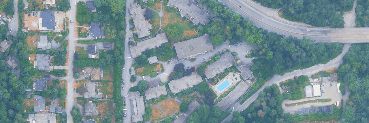 Spuraway Gardens aerial view