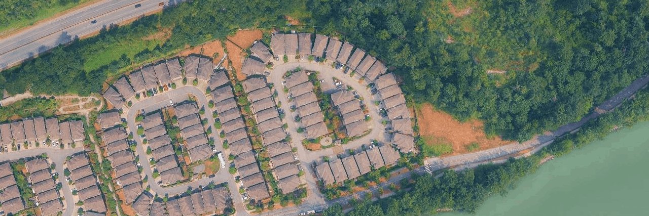 The Quarry aerial view