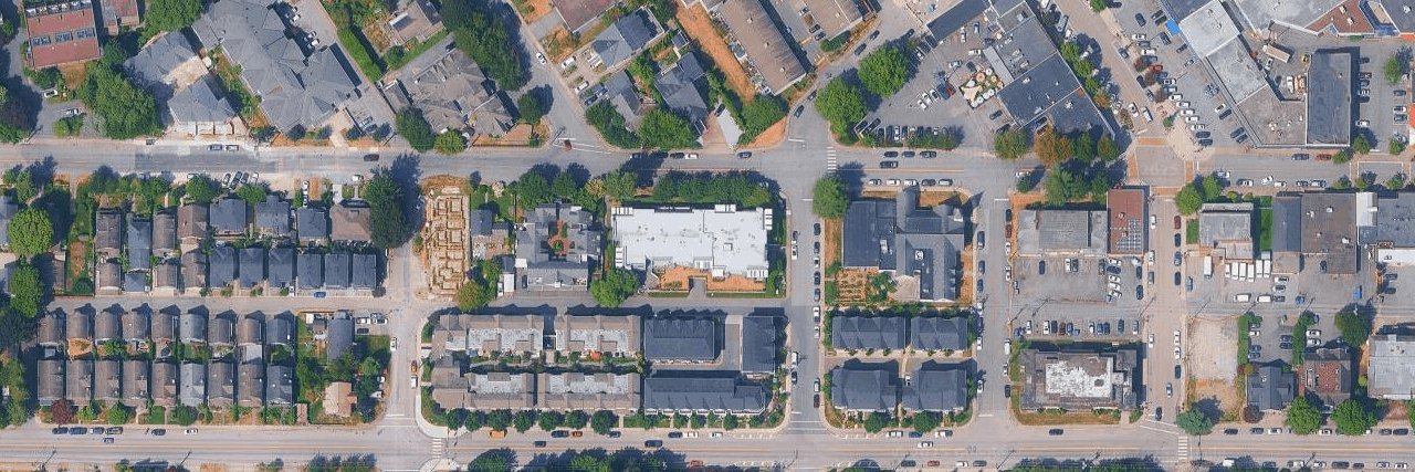Ladner Place aerial view
