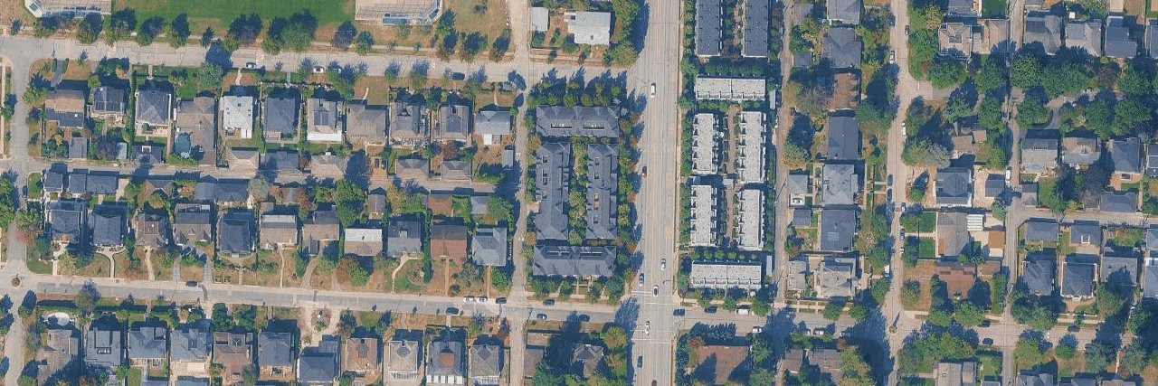 The Carrington aerial view