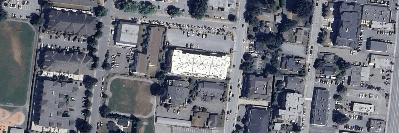 Carrington Court aerial view