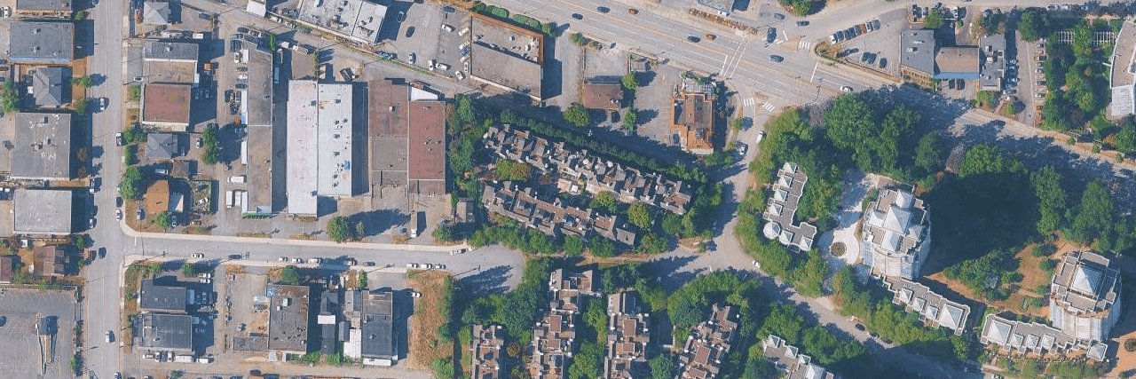 Tudor Grove South aerial view