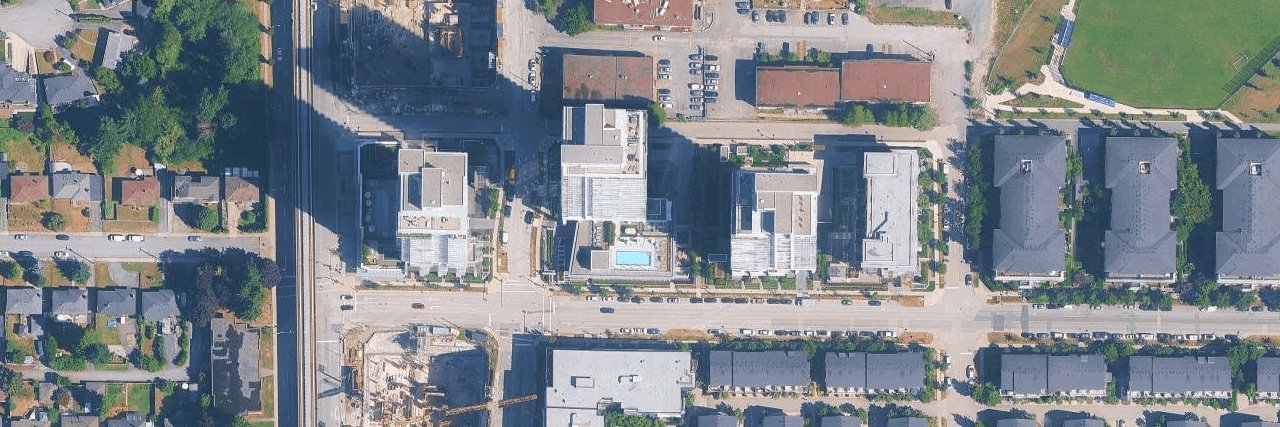 Lougheed Heights aerial view