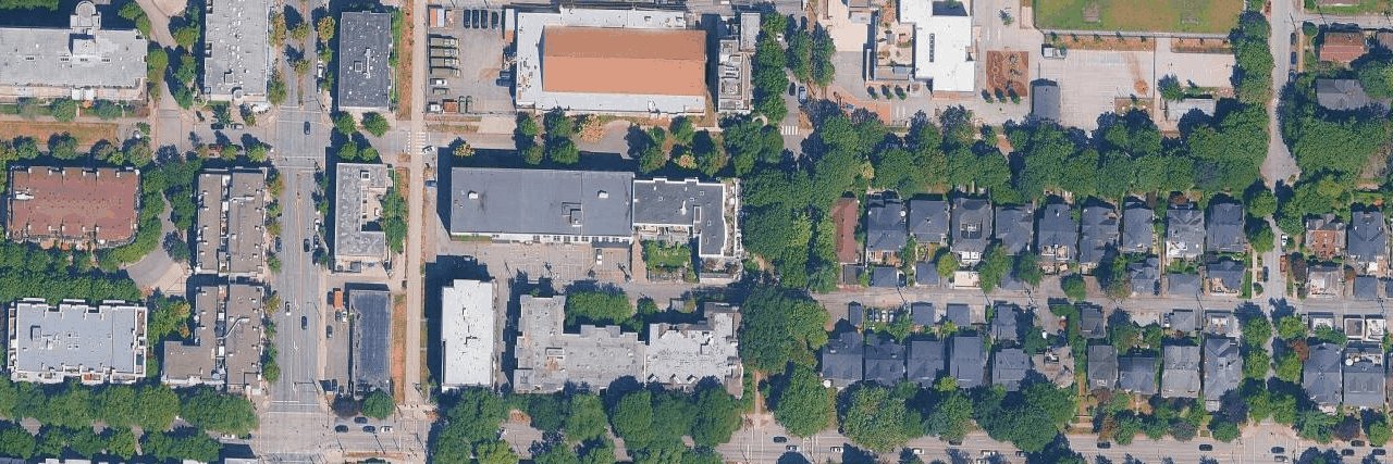 The Maples aerial view