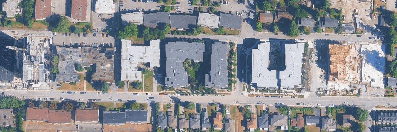 Stanton House aerial view