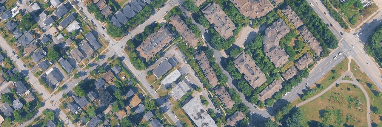 The Roycroft aerial view