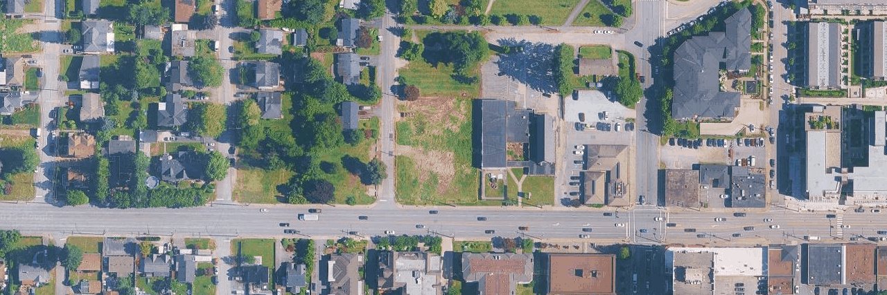 City & Laurel aerial view