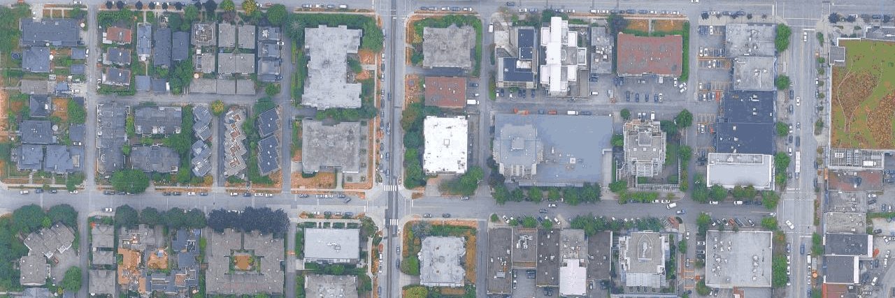 Canterbury House aerial view