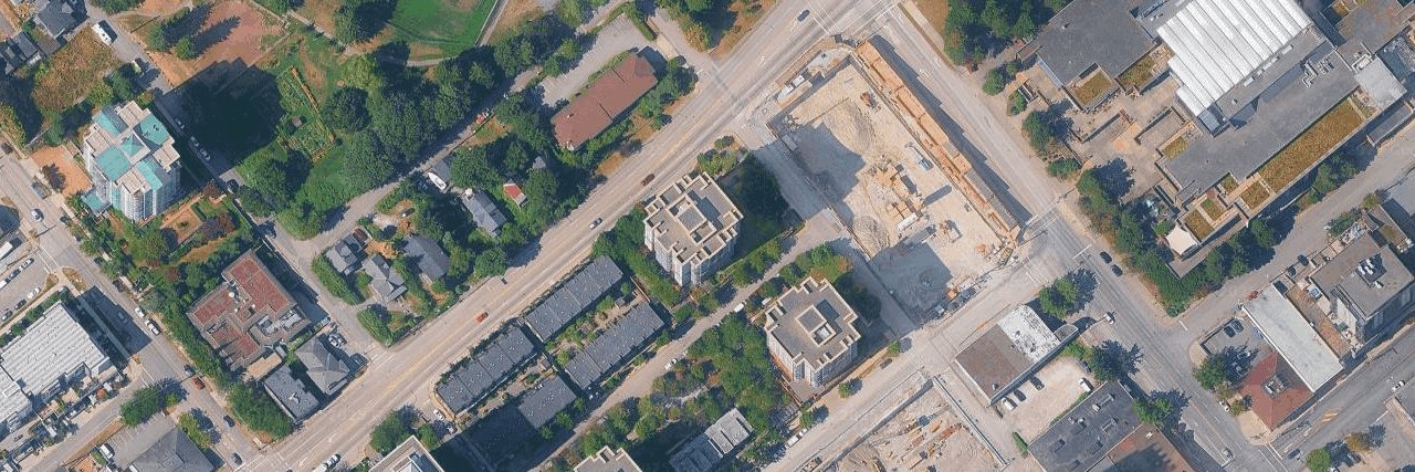 News North aerial view