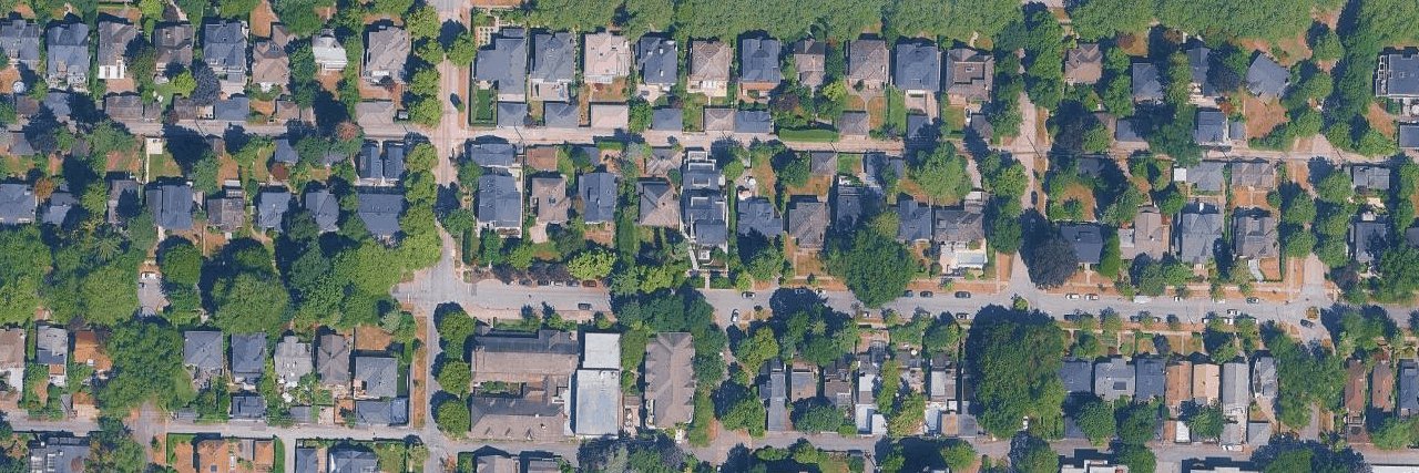 Buck Residence aerial view