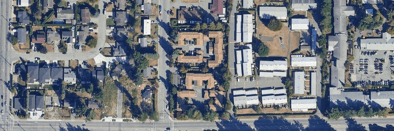 Compton Green aerial view