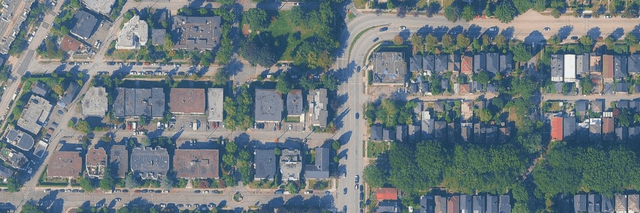 Mcgill Manor aerial view
