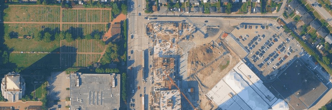 The Amazing Brentwood aerial view