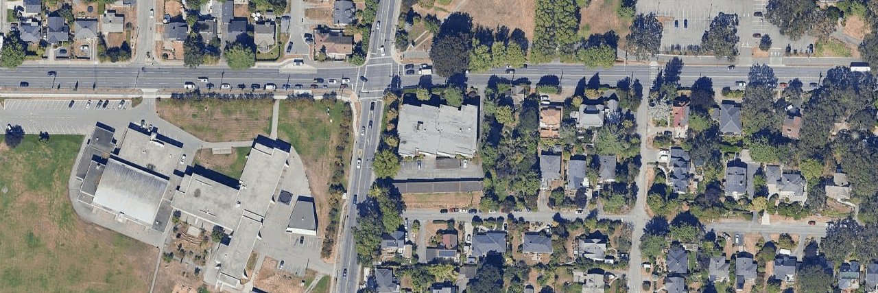 Dean House aerial view