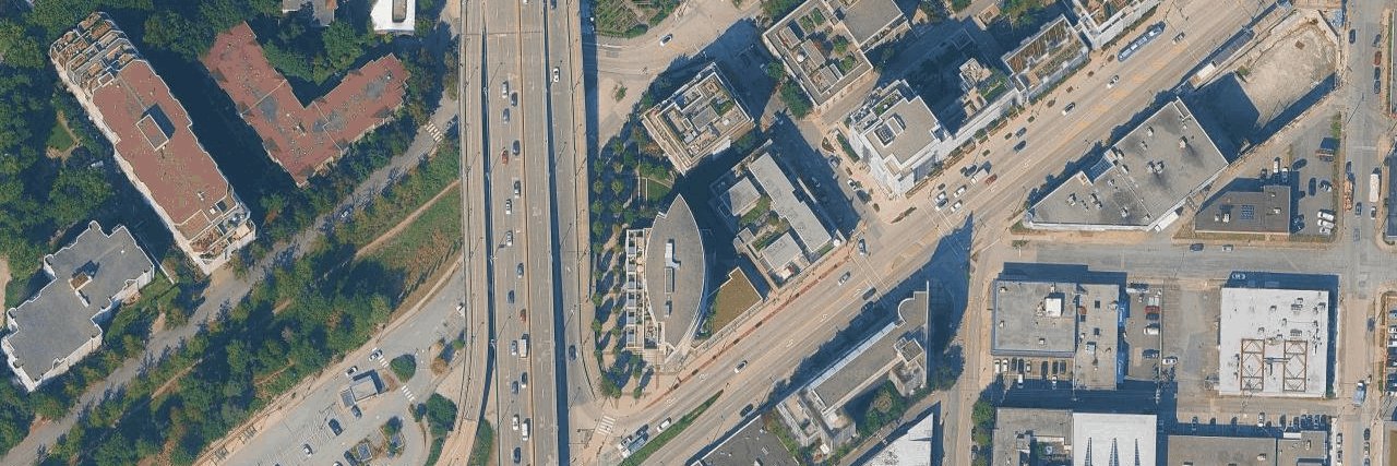 The Maynards Block aerial view