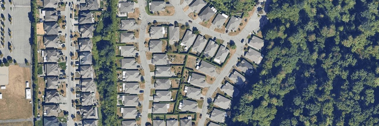 Downes Road Estates aerial view