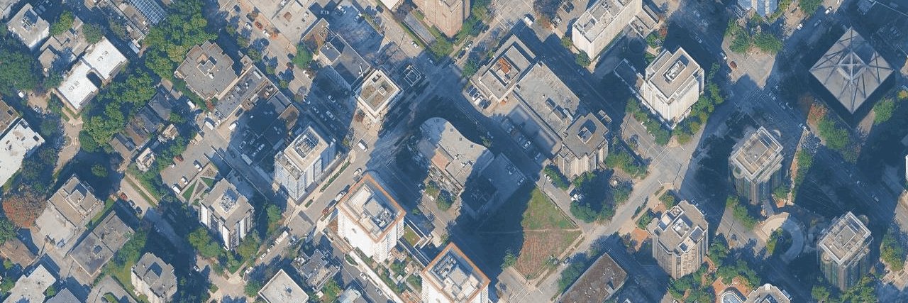 The Colonade aerial view