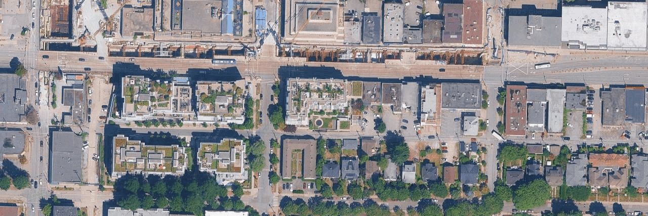 Vancouver West aerial view