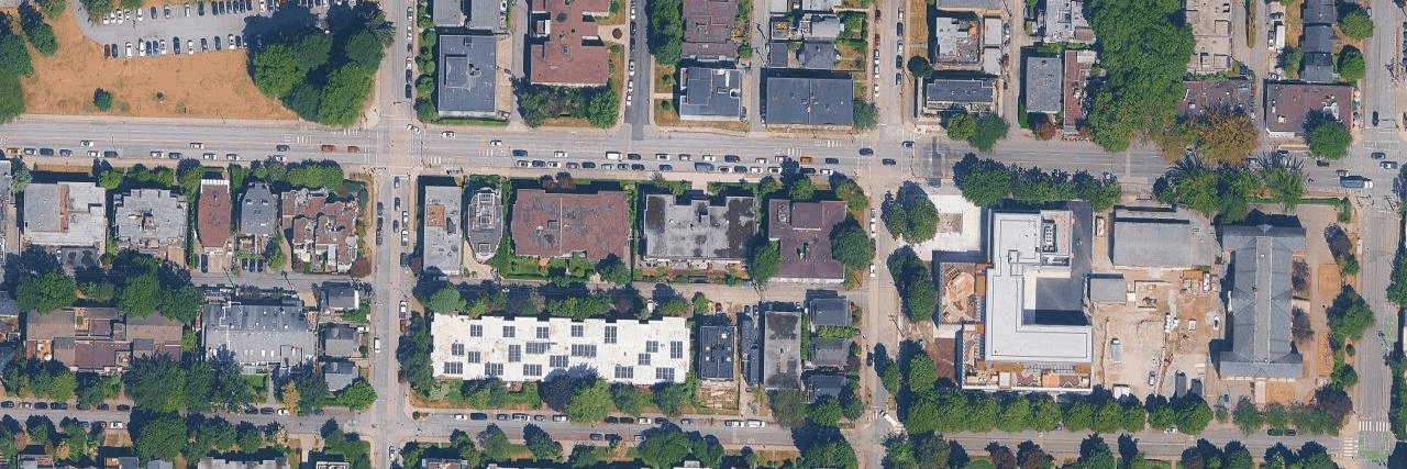 Bryanston Court aerial view