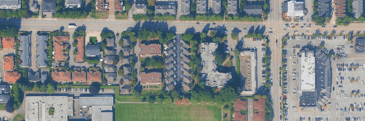 Albany Mews aerial view