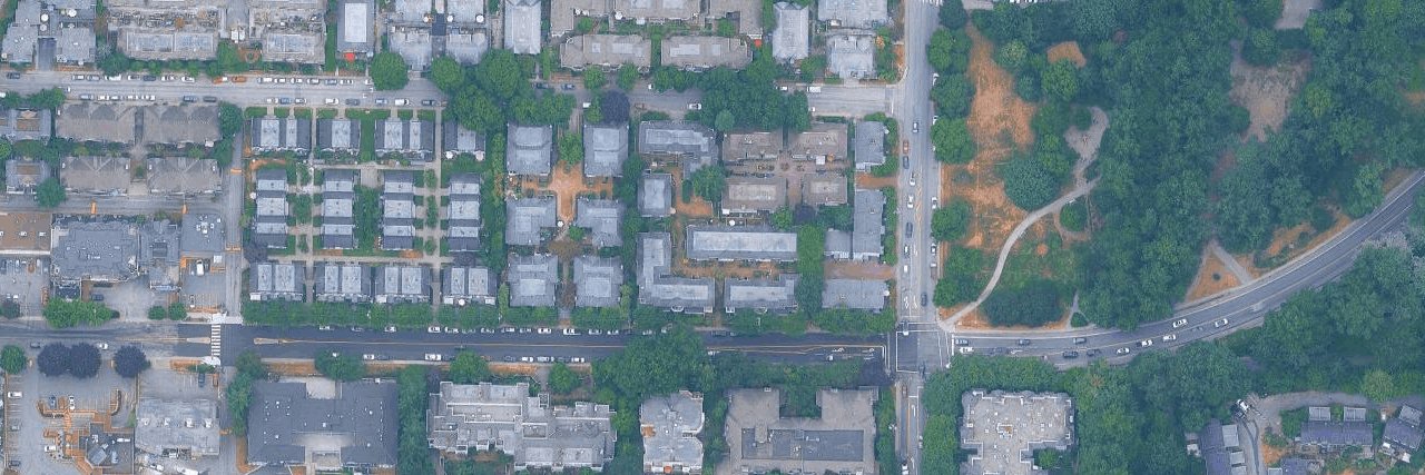 Hamilton Court aerial view