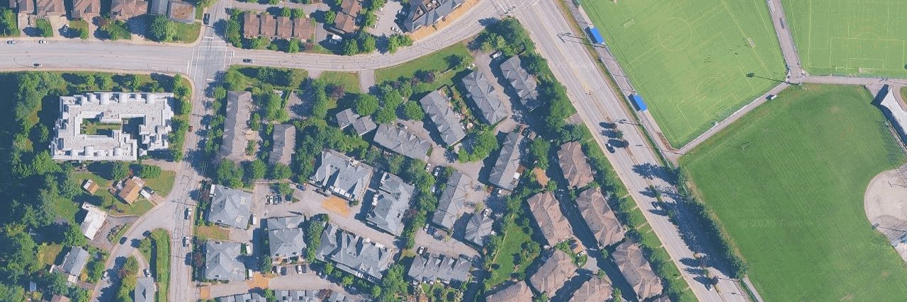 Bakerview Terrace aerial view