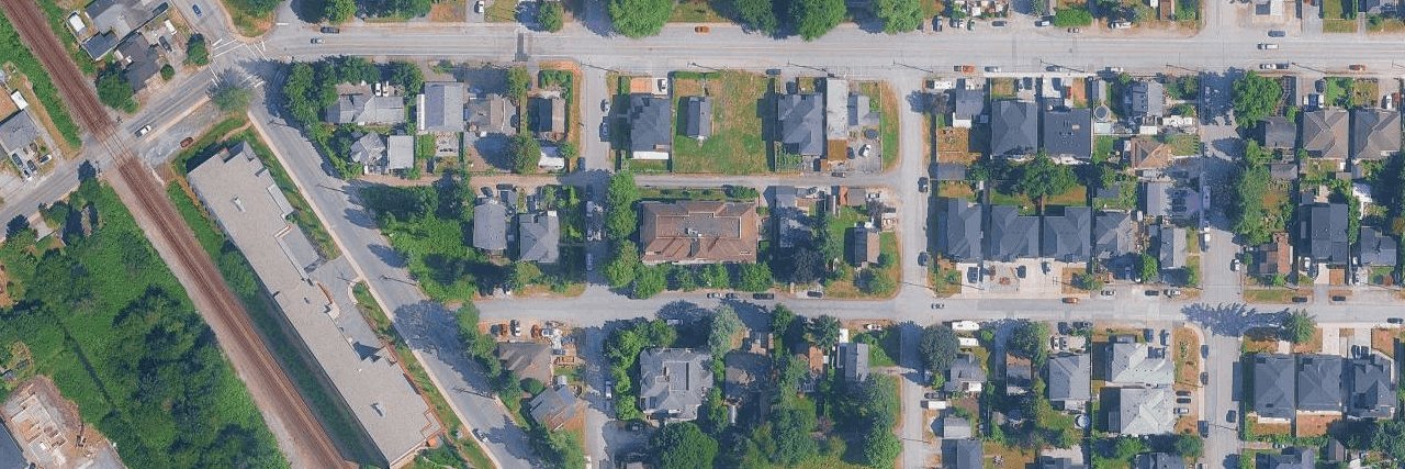 Waresley Place aerial view