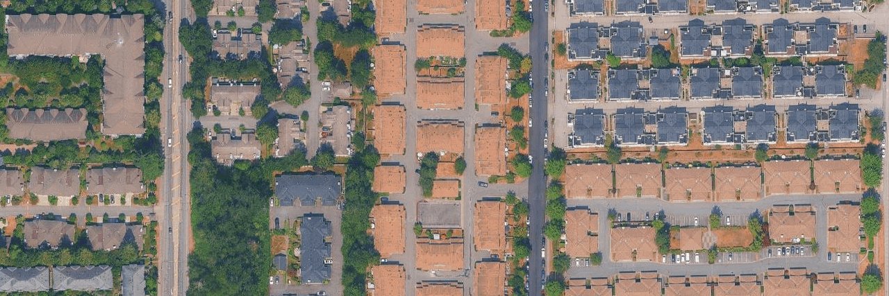 Bishop Mews aerial view