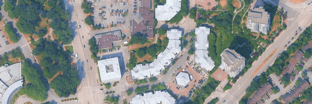 Newport Village aerial view