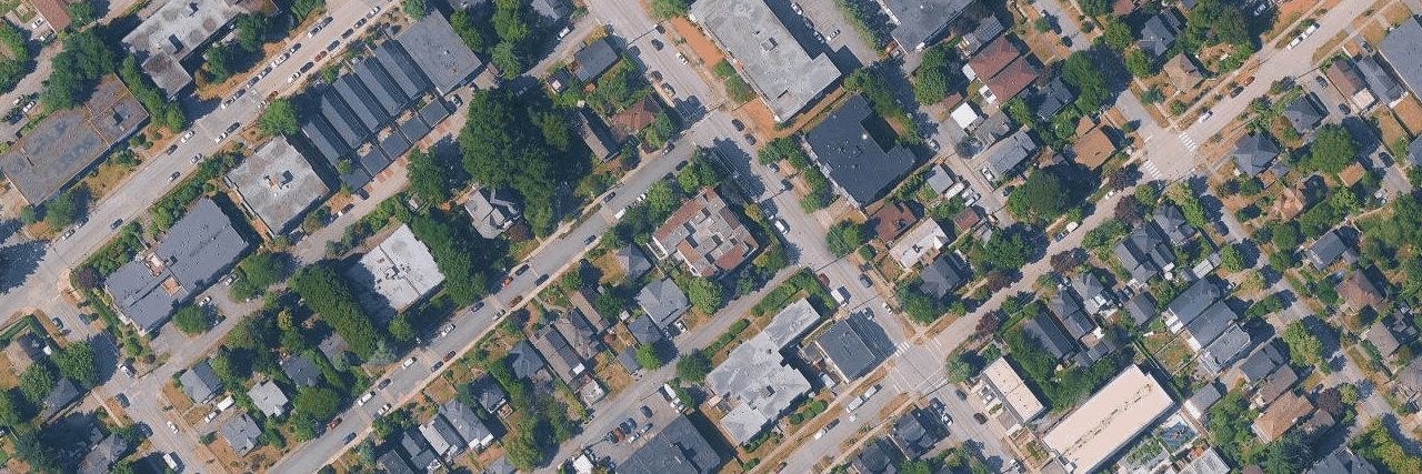 Cornwall Terrace aerial view