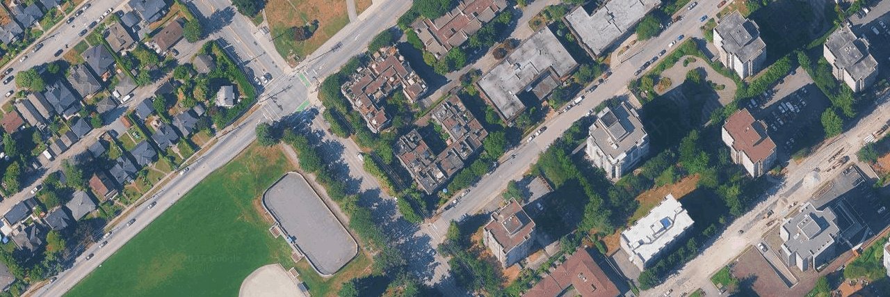 The Courtyards aerial view