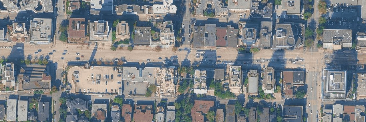 Duet Broadway And Spruce aerial view