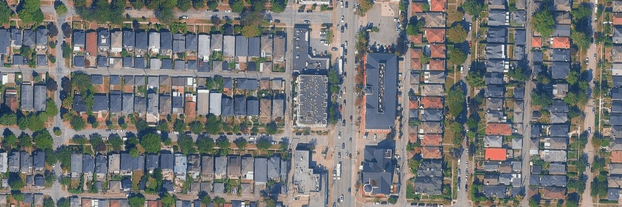 Granville Mansion aerial view