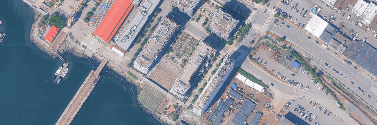 Cascade West At The Pier aerial view