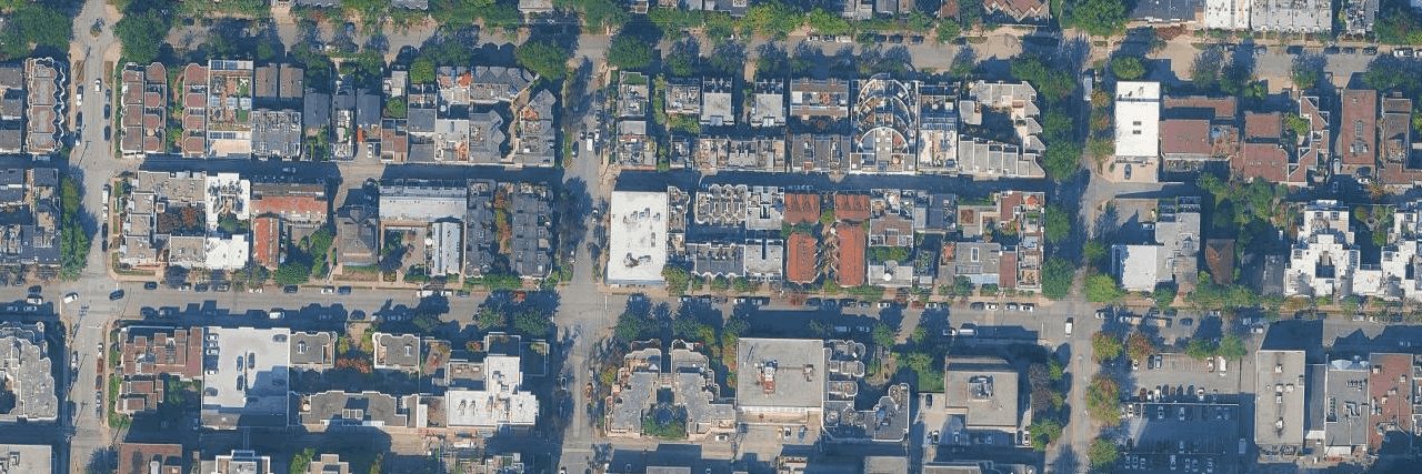 Tyndale Court aerial view