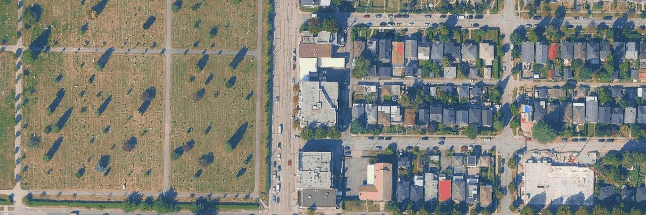 Fraserview Court aerial view