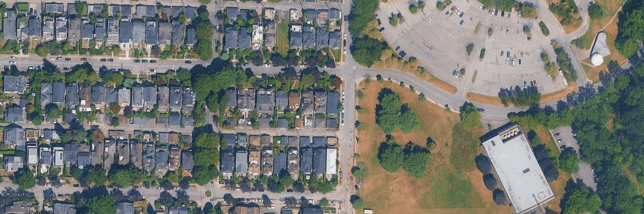 Kits Point aerial view