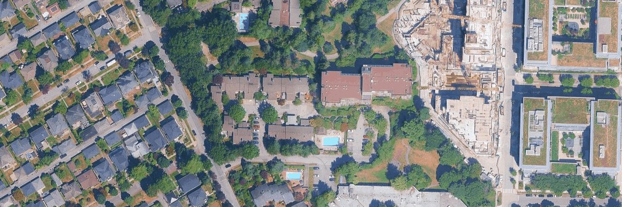 Arbutus Village aerial view