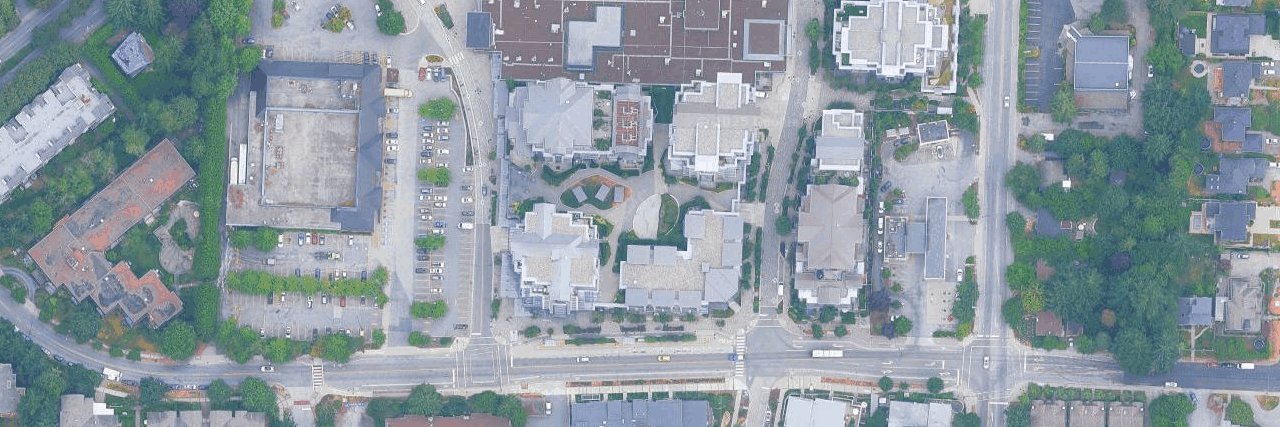 The Residences At Lynn Valley aerial view