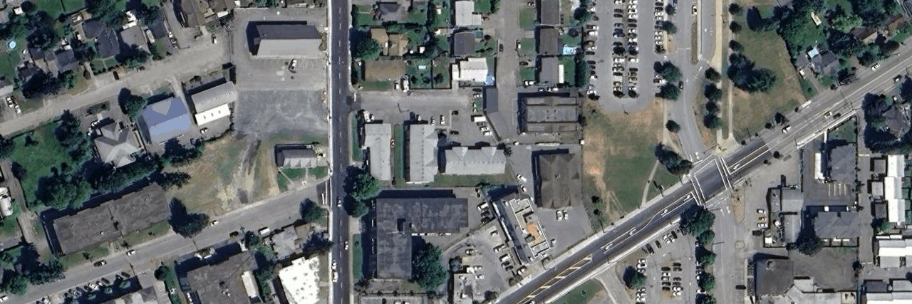 Colonial Courts aerial view