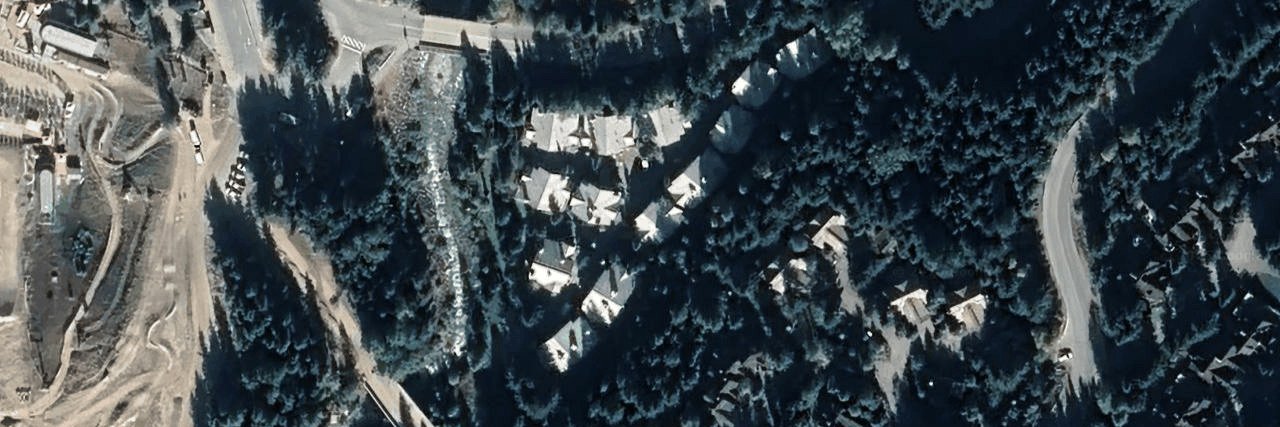 Snowy Creek aerial view