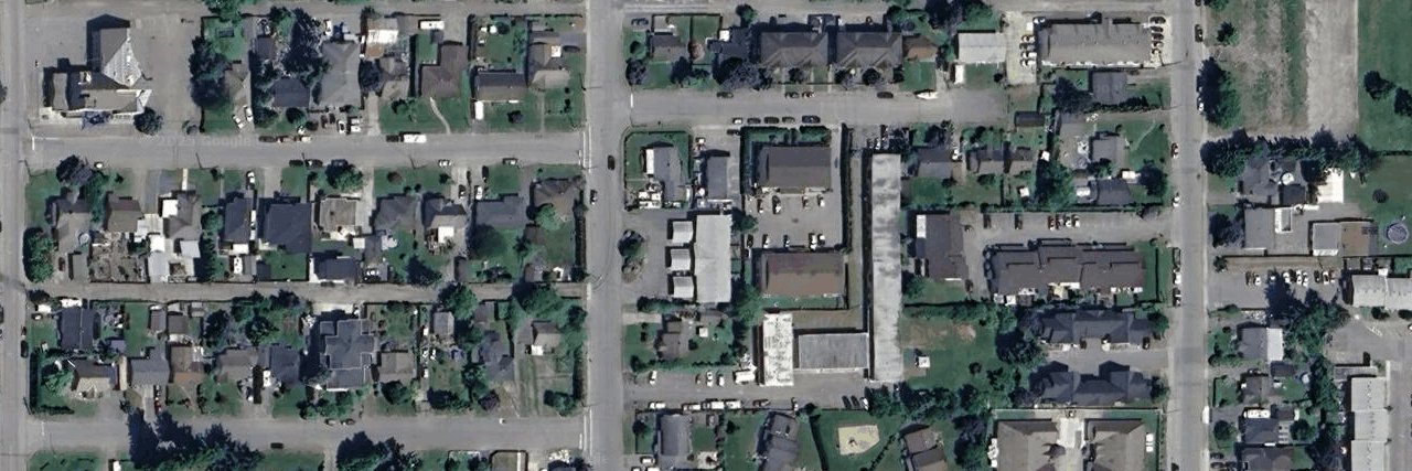 Charles Court aerial view